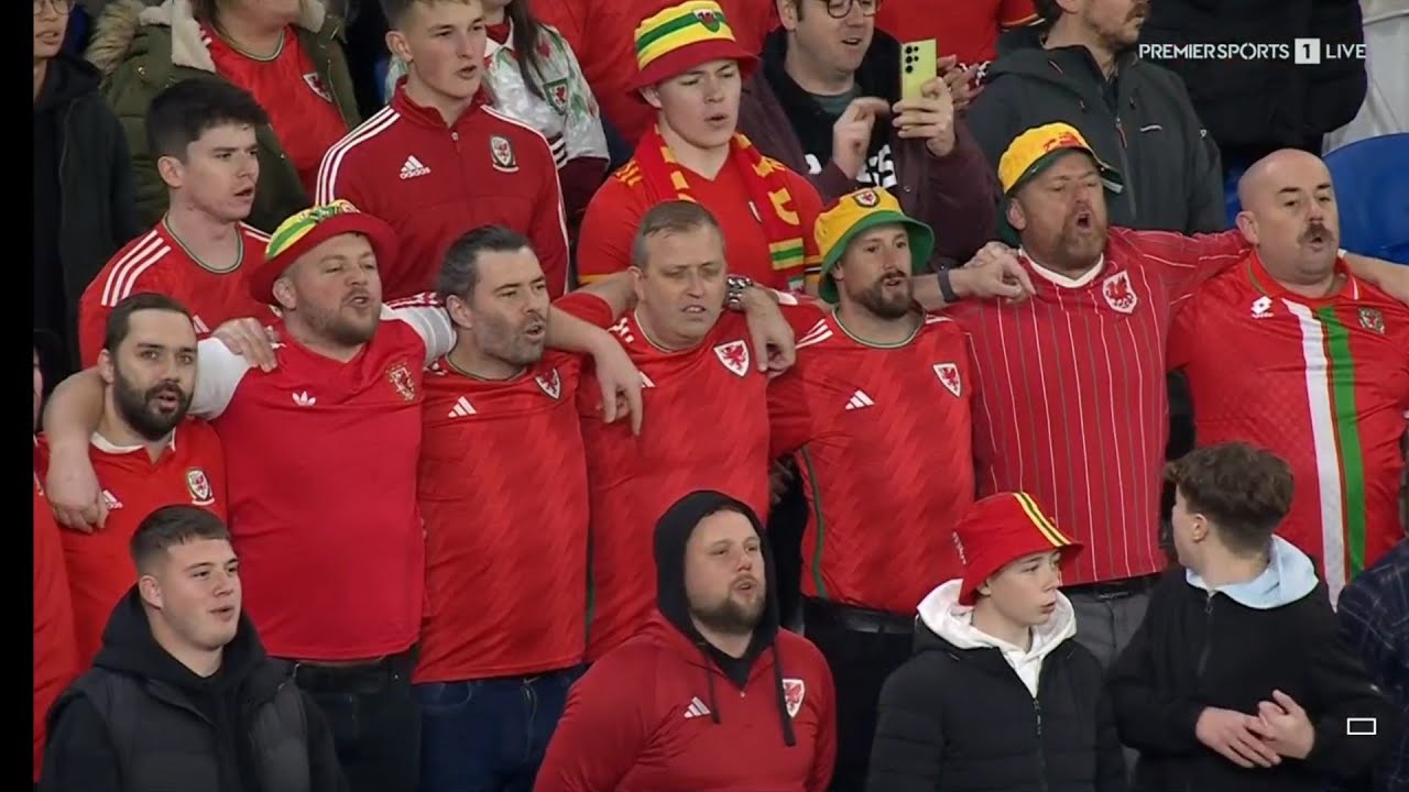 Wales vs Turkey National Anthem - EURO 2024 Qualifiers