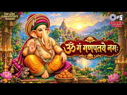 ॐ गं गणपतये नमः | Om Gan Ganapataye Namah | सुबह सुनें यह गणेश मंत्र | Ganesh Chaturthi 2026
