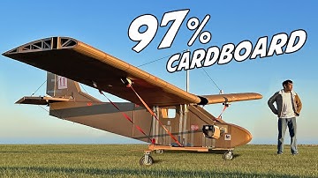Testing A CARDBOARD Airplane for Human Flight!