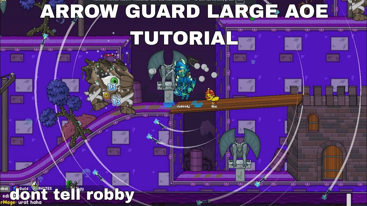ARROW GUARD LARGE AOE BUG TUTORIAL 