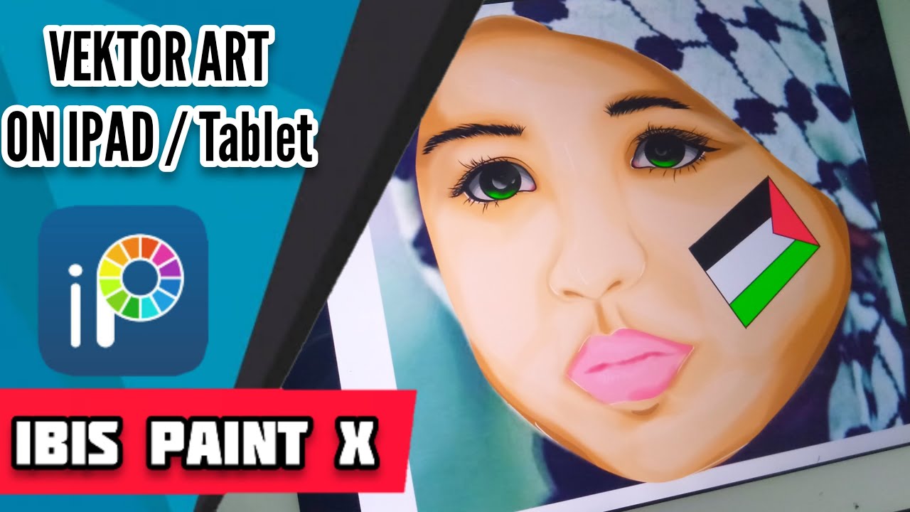 VEKTOR POTRAIT IBIS PAINT X ON IPAD palestinavector ibispaintx 