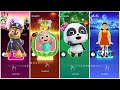 Paw Patrol🆚Cocomelon🆚Baby Bus🆚Squid Game . 🎶 Who Will Win ? 🎯🔥 - Tiles Hop EDM Rush!