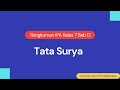 Kuis Tata Surya dan Fenomena Alam