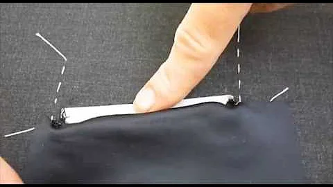 Welt Pocket Sewing tutorial