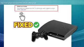 How to Fix PS3 Browser Asking for Update (100% Work)