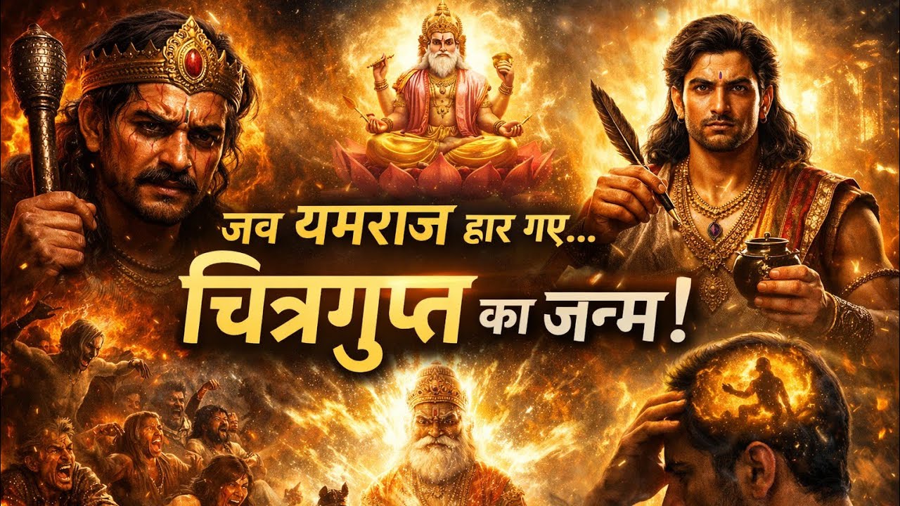 जब यमराज हार गए… चित्रगुप्त का दिव्य जन्म! |When Yamraj Was Defeated The Divine Birth of Chitragupta