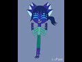 My oc is Elowen blue #artstyle #oc #animation #ibispaintx #art