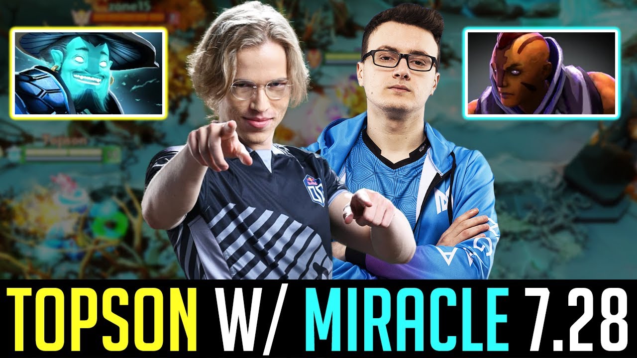 TOPSON Storm Spirit with MIRACLE Anti-Mage Destroying Pubs - THE TWO LEGENDS DUO! DOTA 2