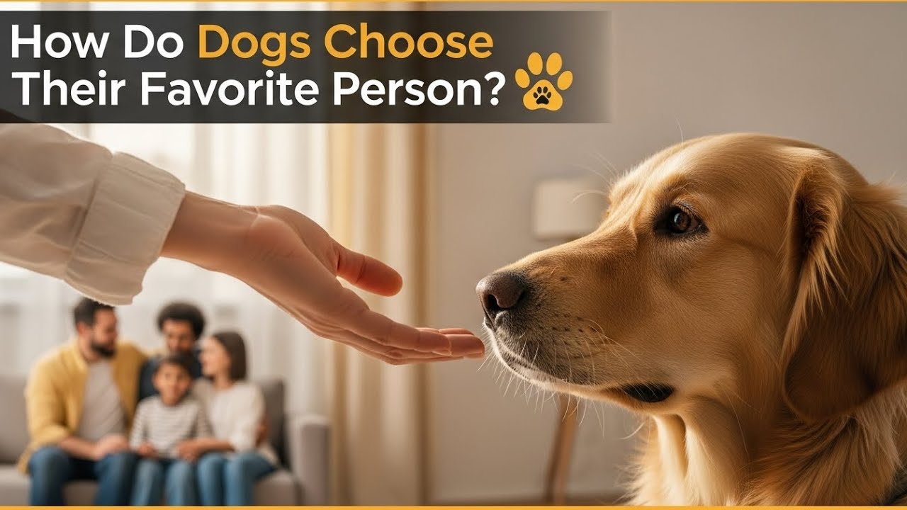 How Do Dogs Choose Their Favorite Person? 🐶 ️ The Surprising Truth ...