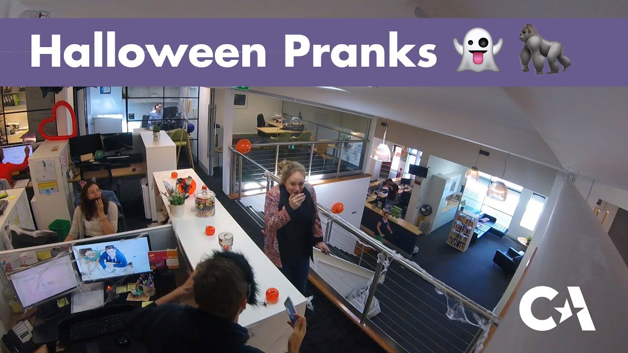 Halloween Office Pranks with Camp America YouTube