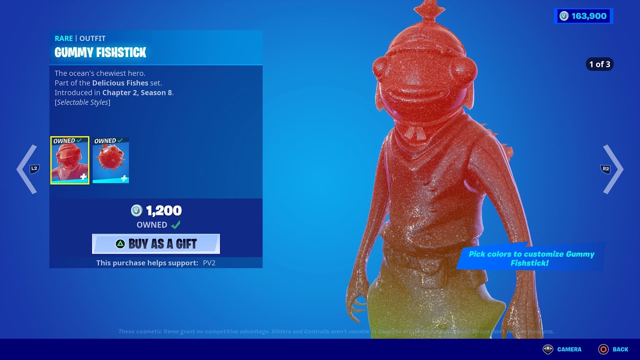 Fortnite Gummy Fishstick Skin in Item Shop! 🍬 - YouTube