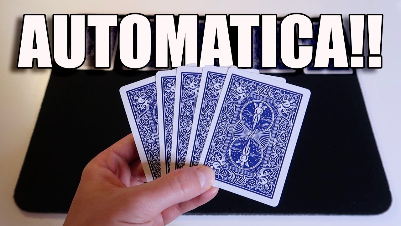 IL TRUCCO CON LE CARTE AUTOMATICO CHE NESSUNO RIUSCIRÀ A CAPIRE!! Spiegazione facile