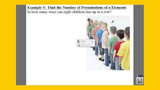PC: 8.5 Notes: Example 5 - Finding Permutations of n Elements Details