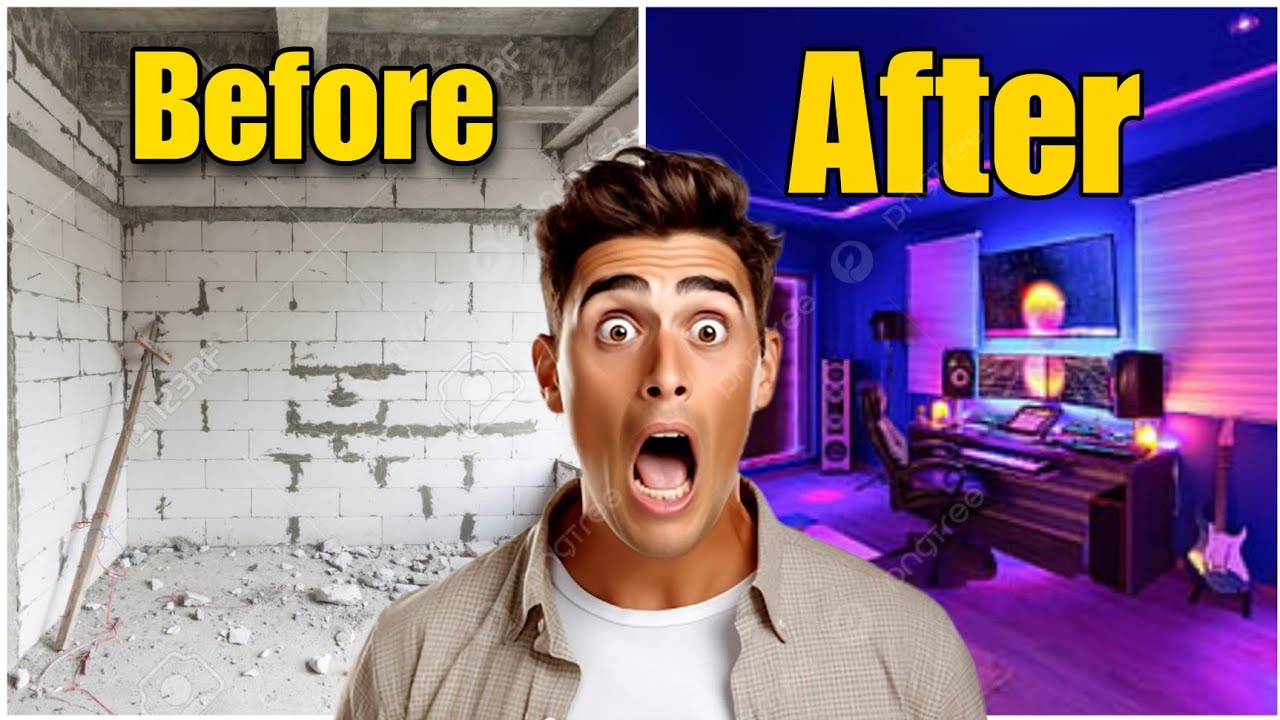 MY NEW STUDIO ( Before & After - YouTube