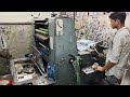 Calendar Printing by Old Hashimoto Offset Printing Machine