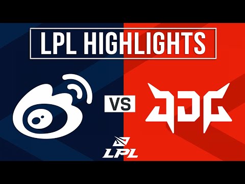 WBG Vs JDG Highlights ALL GAMES LPL 2026 Split 1 Weibo Gaming Vs JD Gaming 