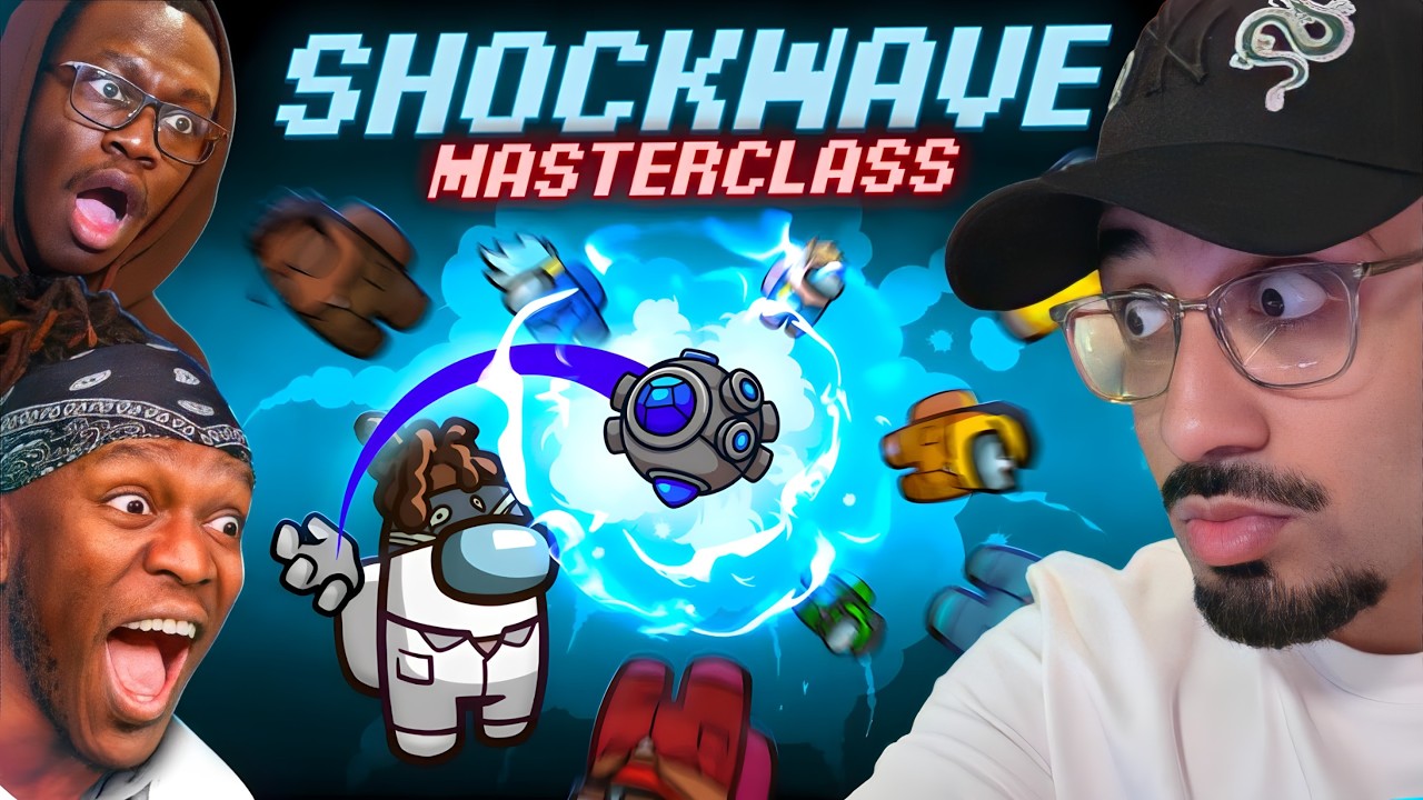 VIZ REACTS TO SIDEMEN AMONG US SHOCKWAVE MASTERCLASS: EXPLODE PLAYERS OUT OF THE MAP TO WIN