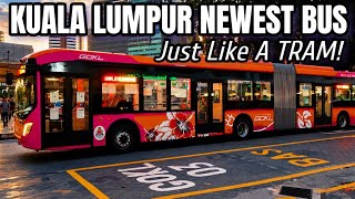 Kuala Lumpur Just Got a New Tram-Like Bus Unlike Anything You've Seen! 🇲🇾