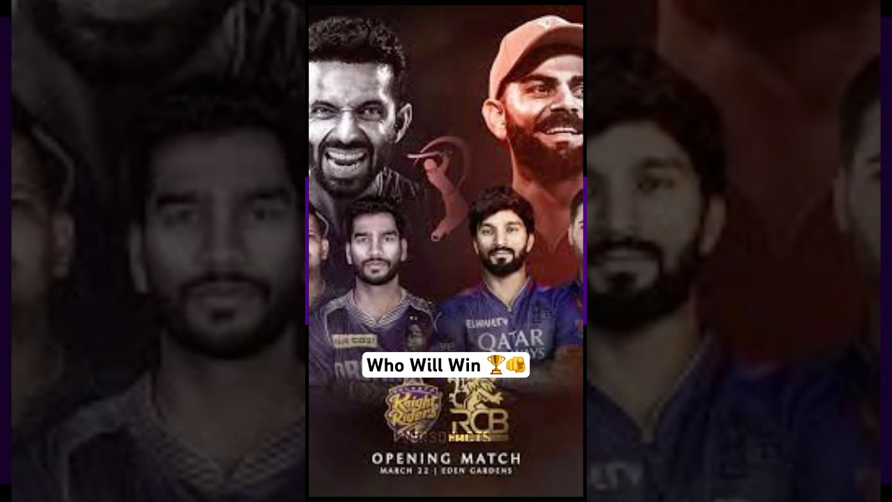 RCB Vs KKR Who Will Win 🏆🫵