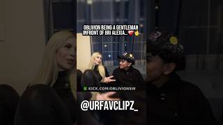 Oblivion being a gentleman in front of Bri Alexia…❤️‍🩹🤞 #foryou #trending #oblivion #brialexia
