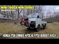 Mini-Truck (SE03 E25) Honda Z50 Mini Zombie Apocalypse BUGOUT build Motorcycle rack