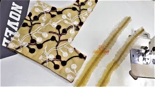 Very Stylist Net Blouse Neck Designs Net Transparent Blouse Back Neck Design Cutting And Sching