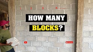 How to calculate the number of blocks needed for a wall