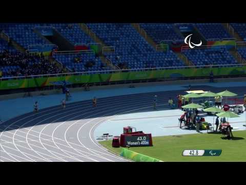 Athletics | Women's 400m - T37 Round 1 heat 1 | Rio 2016 Paralympic Games