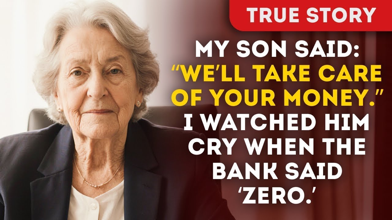 My Son Said “We’ll Take Care Of Your Money” I Watched Him Cry When The Bank Said ‘Zero’