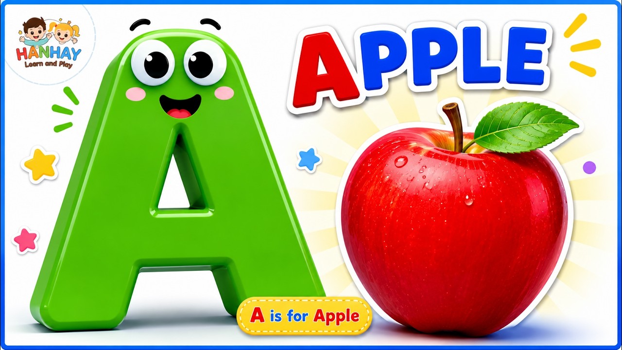 ABC Phonics Song for Kids | Learn Letter Sounds A to Z | Fun Alphabet ...