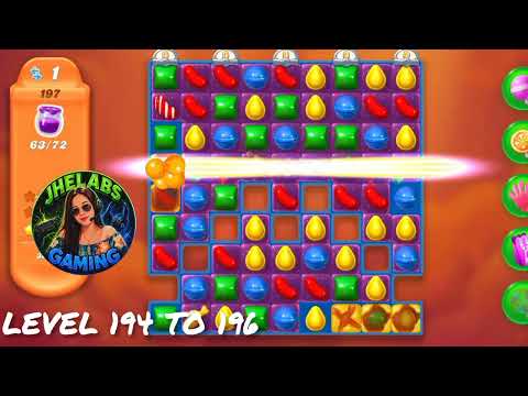 LEVEL 194 TO 196 SODA CANDY CRUSH