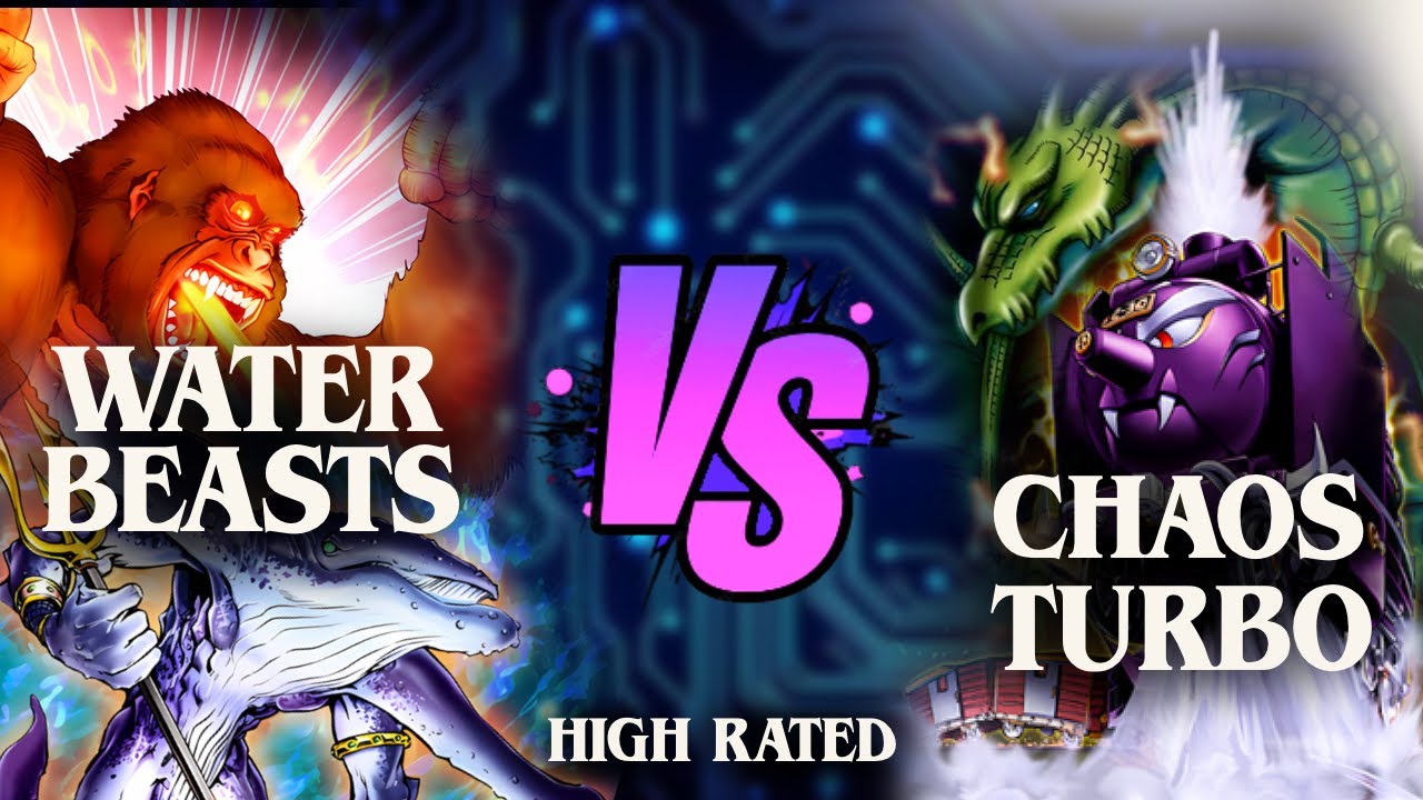 Water Beasts vs. Chaos Turbo | High Rated | Retro Replays | Yugioh | Goat Format |