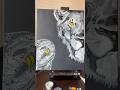 Lion and snake painting!! #artandcraft #art #portraitfeed #acrylicpainting #drawing