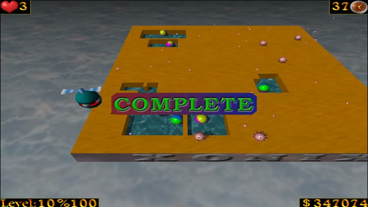 AirXonix - Extreme (FINAL DIFFICULTY BAD LUCK TO REACH 10 LIFES)