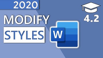 How to Modify Styles in Word - 4.2 Master Course (2020 HD)