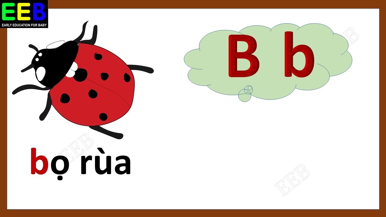 Bảng chữ cái tiếng Việt| Dạy bé tập đọc bảng chữ cái tiếng Việt| Giáo dục  sớm cho trẻ EEB - YouTube