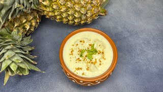 Easy Pineapple Raita Recipe | Summer Special Meetha Ananas Ka Raita Recipe | Raita Recipe