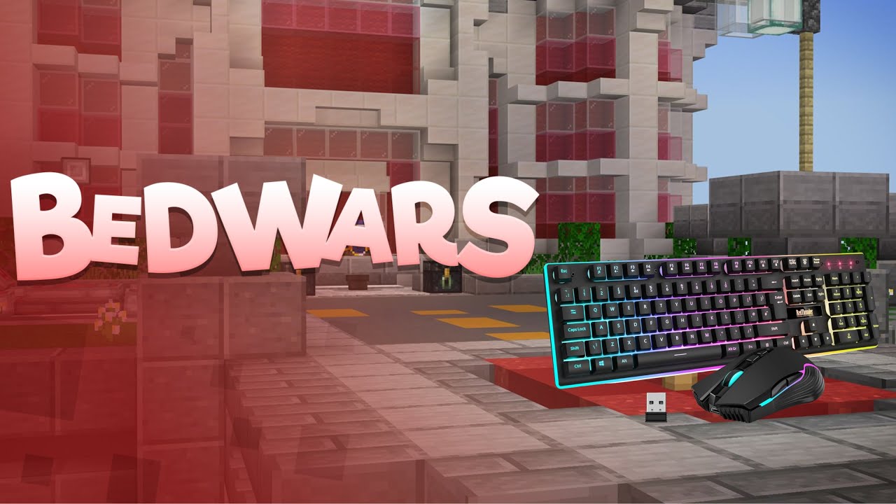 Playing Minecraft Hive with My New Keyboard | First Gameplay Test