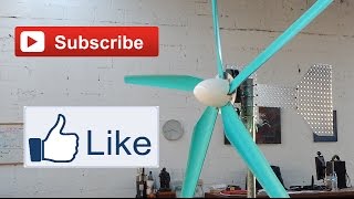 Como hacer generador electrico casero TIME LAPSE / Generador eólico casero / Aerogenerador