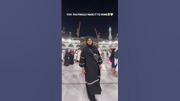 Alhamdulillah! Done my first umrah😭✨