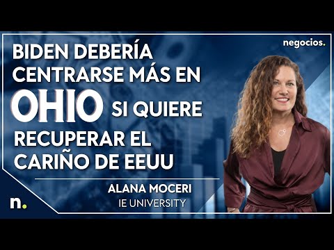 "Biden deber&iacute;a centrarse m&aacute;s en Ohio si quiere recuperar el cari&ntilde;o de EEUU". Alana Moceri