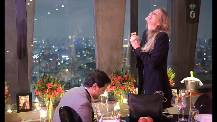 O Pedido de Casamento no Restaurante Rooftop