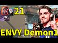 DEMON1 GOES CRAZY ON OMEN! 21 KILLS - SPLIT #ranked