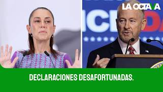 RONALD JOHNSON NO PUEDE TENER una ACTITUD INJERENCISTA: SHEINBAUM