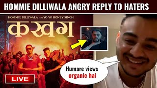 Hommie Dilliwala Live Reaction On Ka Kha Ga & Reply To Haters | Yo Yo Honey Singh Song Reaction