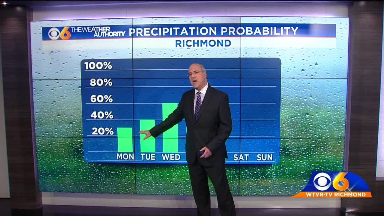 Increasing rain chances during the week ahead - YouTube