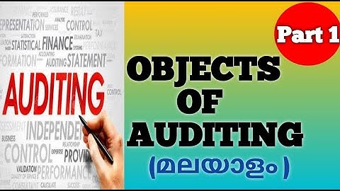 Objects Of Auditing || Auditing || B.COM , BBA , M.COM , UGC Net ||  ASF Academy