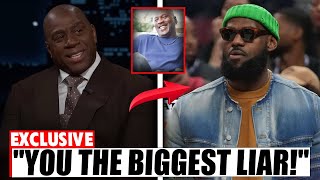 Magic Johnson PUTS LeBron In His Place… Calls Out NBA’s FAKE Narrative! 😱🔥 #nba #basketball