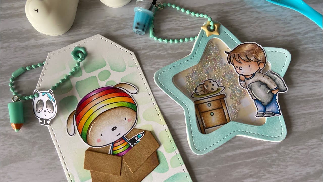ETIQUETAS 💌 TAGS SCRAPBOOK CON SELLOS 🎈