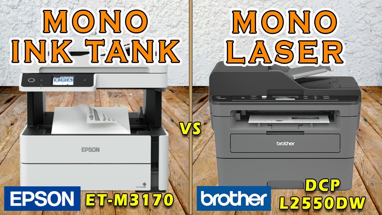 EPSON ET-M3170 vs BROTHER DCP-L2550DW 
